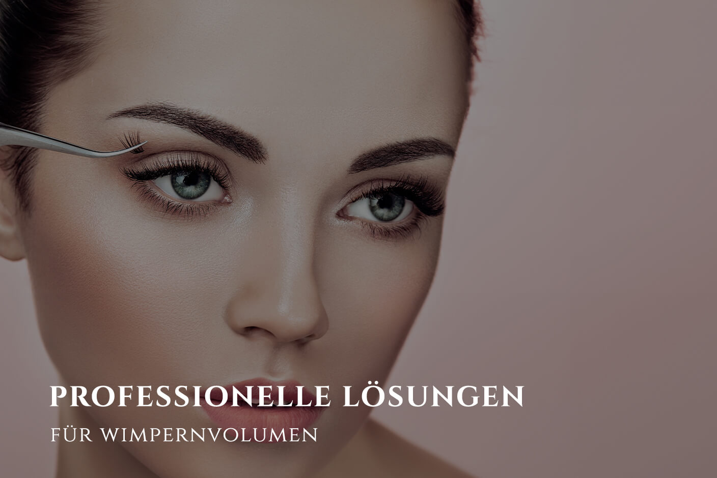 Professionelle Lösung für Wimpernvolumen