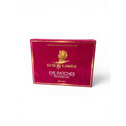 Gel pads for eyelash extensions with cut-out