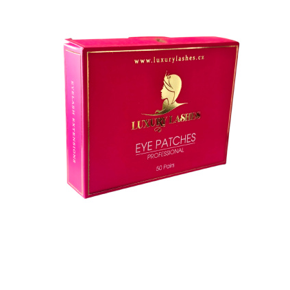 Gel pads for eyelash extensions with cut-out