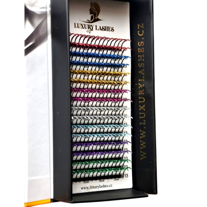 Luxury Lashes SPIKES MIX COLOR – GLITTER