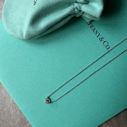 Tiffany&Co. Diamonds platinový náhrdelník 0.38ct
