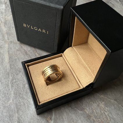 Bvlgari B.zero1 zlatý prsten