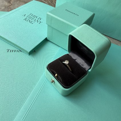 Tiffany & Co. platinový prsten 0.47ct