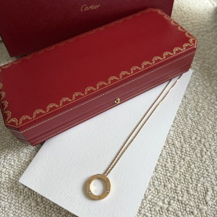 Cartier Love náhrdelník s brilianty