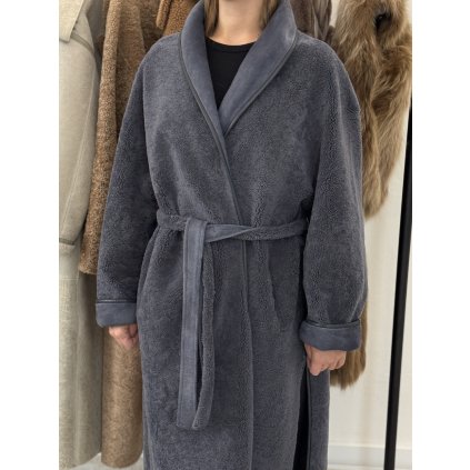 Ivana Mentlova šedivý shearling