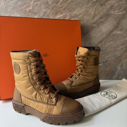 Hermès hnědé Fresh boots