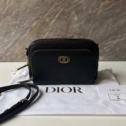 Dior černá kožená crossbody