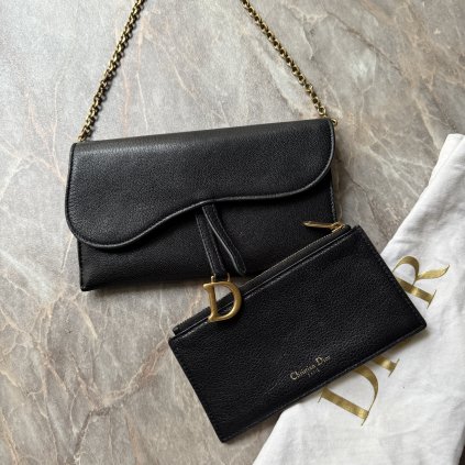Dior Saddle wallet crossbody kabelka