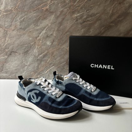 Chanel modré tenisky