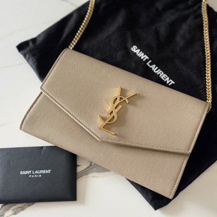 Saint Laurent Uptown Chain Wallet