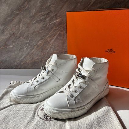 Hermès bílé tenisky