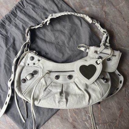 Balenciaga bílá Cagole kabelka