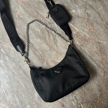 Prada černá Nylon kabelka