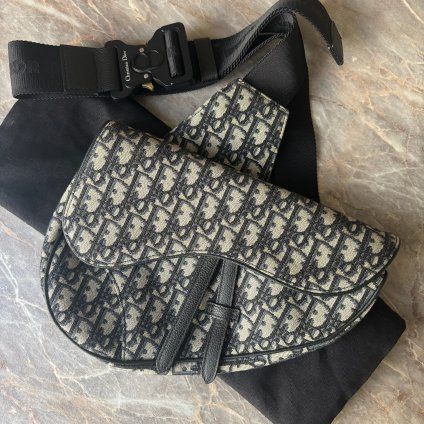 Dior Oblique saddle ledvinka