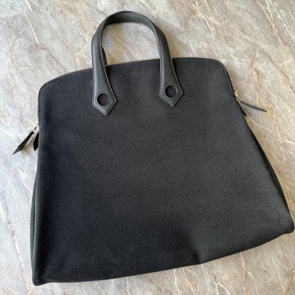 Hermès černá Heeboo textilní kabelka