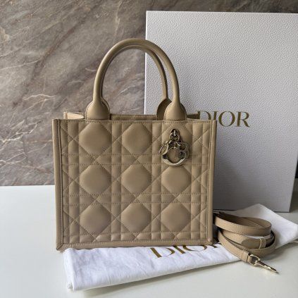 Dior béžová Macrocannage kabelka