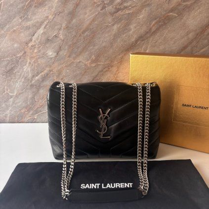 Saint Laurent černá small Loulou kabelka
