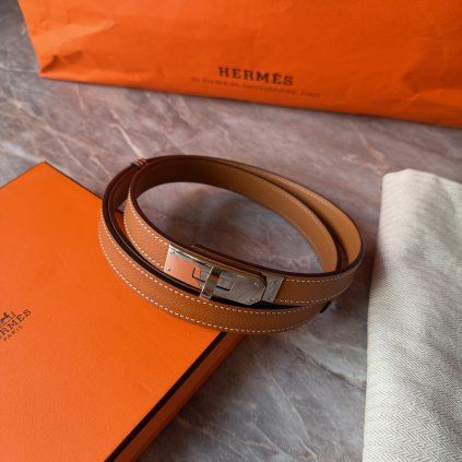 Hermès Kelly belt Gold