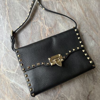 Valentino černá Spike crossbody