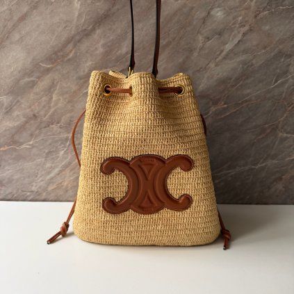 Celine Triomphe drawstring bucket kabelka