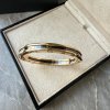 Bvlgari B.zero1 bangle Rose gold black ceramic