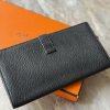 Hermès černá Bearn peněženka