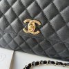 Chanel Coco handle medium caviar