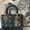Dior lady dior tmavě zelená medium