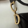 Dior Saddle medium černá
