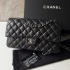 Chanel černá Lambskin medium Flapbag