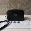 Dior černá kožená crossbody