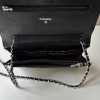 Chanel Wallet on chain, černá