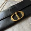 Dior černý 30 Montaigne Pouch s řetízkem