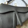 Dior černá medium Saddle