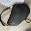 Dior černá medium Saddle