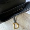 Dior černá medium Saddle