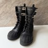 Dior černé boots kůže/textil