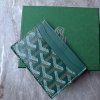 Goyard zelený cardholder