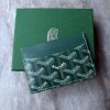 Goyard zelený cardholder