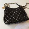 Chanel černá Wavy Cc crossbody kabelka