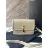 Saint Laurent Solferino medium krémová kabelka