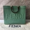 Fendi zelená tote kabelka
