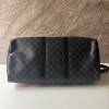 Louis Vuitton Keepall Bandouliere Bag Alps Patches Damier Graphite 45