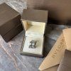 Bvlgari prsten B.Zero1 s brilianty, bílé zlato.