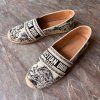Dior modro bílé espadrillky