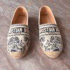 Dior modro bílé espadrillky