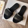 Dior černé pantofle