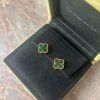 Van Cleef & Arpels Alhambra Malachite náušnice