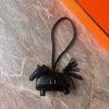 Hermès černý Rodeo Robeo Plush PM