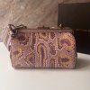 Bottega Veneta Dahlia Burano Python fialová kabelka